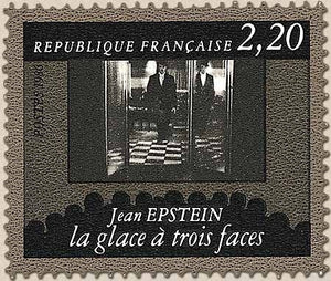 Cinquantenaire de la cinémathèque française. Jean Epstein - La glace à trois faces  2f.20 noir et gris Y2438