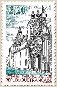 Le Prytanée national militaire de la Flèche (Sarthe). Bâtiment principal et portail d'entrée   2f.20 Y2479