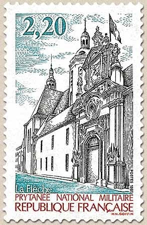 Le Prytanée national militaire de la Flèche (Sarthe). Bâtiment principal et portail d'entrée   2f.20 Y2479