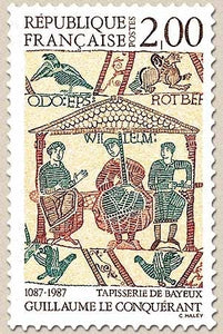 900e anniversaire de la mort de Guillaume le Conquérant. Guillaume et ses frères (Bayeux) 2f. Y2492
