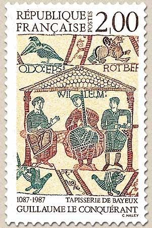 900e anniversaire de la mort de Guillaume le Conquérant. Guillaume et ses frères (Bayeux) 2f. Y2492