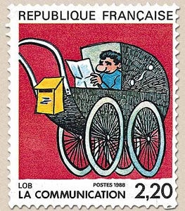 La Communication. Lob  2f.20 multicolore Y2513