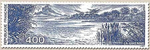 Série touristique. La Brenne  4f. Bleu Y2601