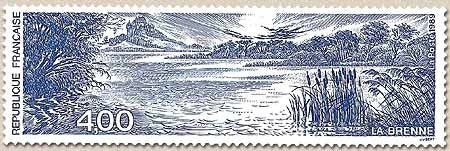 Série touristique. La Brenne  4f. Bleu Y2601