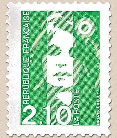 Type Marianne du Bicentenaire. 2f.10 vert Y2622