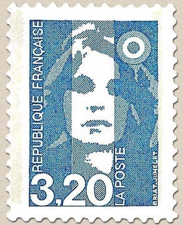 Type Marianne du Bicentenaire. 3f.20 bleu Y2623
