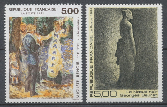 Série artistique. 2 valeurs Y2693S