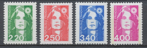 Série Type Marianne du Bicentenaire. 4 valeurs Y2717S