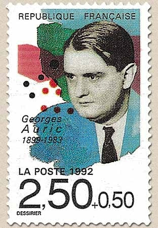 Personnages célèbres. Musiciens. Georges Auric (1899-1983)  2f.50 + 50c. Multicolore Y2751