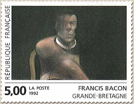 Série européenne d'art contemporain. Etude pour le portrait de John Edward, de F. Bacon GB. 5f. Multicolore Y2779