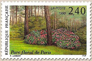 Salon du Timbre. 1er Salon européen des Loisirs du Timbre. Parc floral de Paris  2f.40 multicolore Y2850