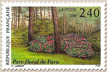 Salon du Timbre. 1er Salon européen des Loisirs du Timbre. Parc floral de Paris  2f.40 multicolore Y2850