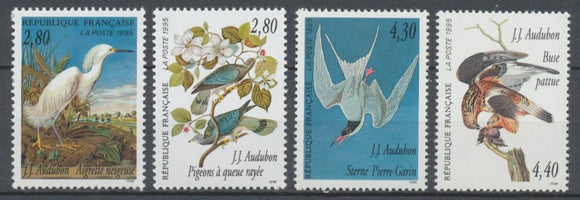 Série Arts décoratifs. Les oiseaux de J.-J. Audubon. 4 valeurs Y2932S