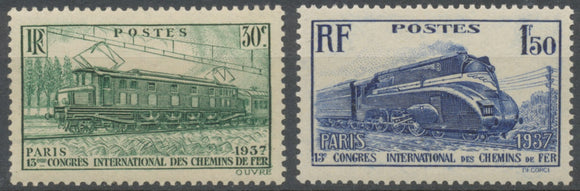 13e Congrès international des chemins de fer, à Paris. Neuf luxe ** Y340S