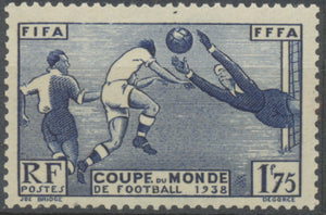 3e Coupe mondiale de football, à Paris. 1f.75 outremer Neuf luxe ** Y396