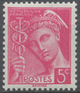 Type Mercure. 5c. Rose Neuf luxe ** Y406