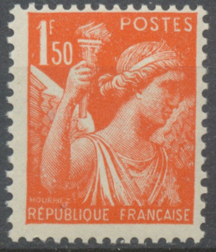Type Iris. 1f.50 orange Neuf luxe ** Y435
