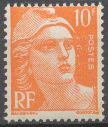 Marianne de Gandon 10f. Orange Neuf luxe ** Y722