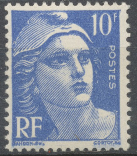 Marianne de Gandon 10f. Bleu Neuf luxe ** Y723
