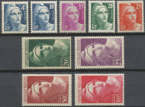 Série Marianne de Gandon 9 valeurs Neuf luxe ** Y733S