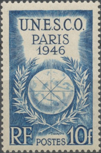 Conférence générale de l'U.N.E.S.C.O. à Paris. 10f. Bleu Neuf luxe ** Y771