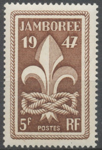 Jamboree mondial, à Moisson. Emblème scout.  5f. Brun Neuf luxe ** Y787