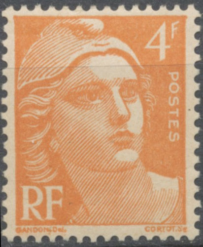 Type Marianne de Gandon. 4f. Orange Neuf luxe ** Y808