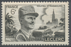 Anniversaire de la mort du général Leclerc de Hauteclocque Leclerc cathédrale de Strasbourg. 6f. Neuf luxe ** Y815