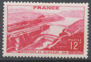 Barrage de Génissiat.  12f. Rose carminé Neuf luxe ** Y817