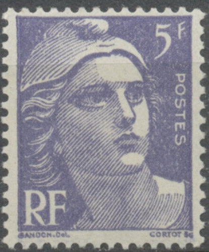 Type Marianne de Gandon. 5f. Violet. Neuf luxe ** Y883