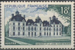 Série touristique. Château de Cheverny (1630) œuvre de Hurault et Boyer 18f. Neuf luxe ** Y980