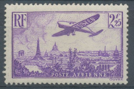 Avion survolant Paris PA N°10 2f25 violet N** YA10