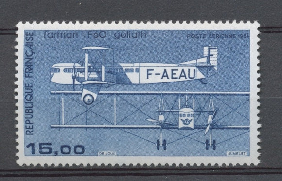 Avion Bimoteur Farman F60 Goliath PA N°57 15f bleu foncé N** YA57