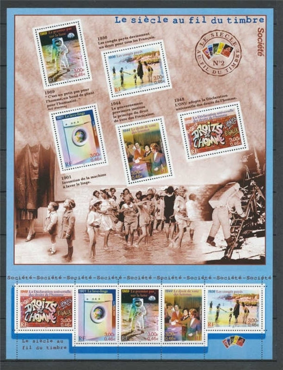 Le siècle au fil du timbre (II). Société YB32