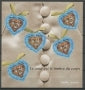 Saint-Valentin. Cœur 2001 couturier C Lacroix YB33