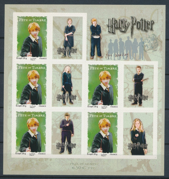 2007 France Bloc feuillet F115 N°4025A Harry Potter 