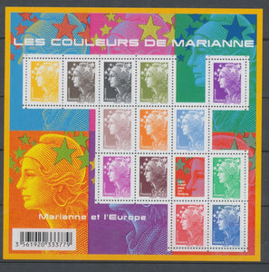 2009 France  Bloc Feuillet  N°4409, Les couleurs de Marianne YB4409