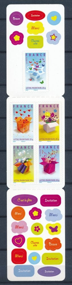 2007 France Carnet N°129 Timbres de messages 