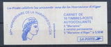 2004 France Carnet N°1512 Les soixante ans de la Marianne d'Alger YC1512