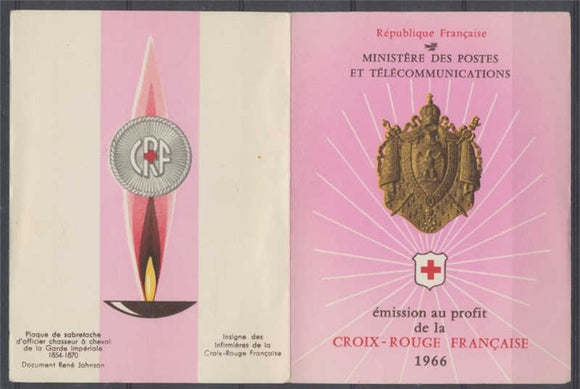 1966 Croix-rouge française 25c + 10c et 30c + 10c YC2015
