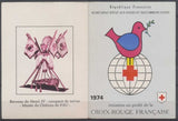 1974 Croix-rouge française 60c + 15c  et 80c + 15c YC2023