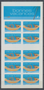 2002  France CARNET  BC3494A "Vacances" YC34