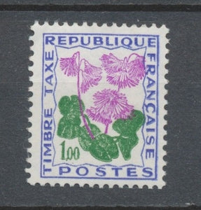 Fleurs des Champs. N°102 1f. Outremer,vert et lilas N** YX102