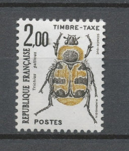 Insectes. Coléoptères. N°107 2f. Noir et brun-jaune N** YX107
