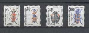 Série Insectes  Coléoptères. N°109 à 112, 4 valeurs Année 1983 N** YX112S