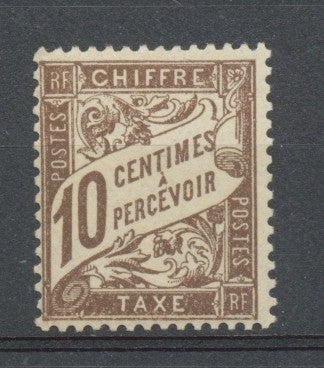 Type Duval. Dentelés. N °29 10c brun N** YX29