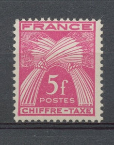 Type Gerbes. N°75 5f. Rose-lilas N** YX75