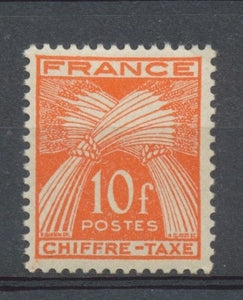 Type Gerbes. N°76 10f. Rouge-orange N** YX76