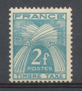 Type Gerbes. N°82 2f. Bleu-vert N** YX82