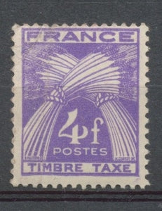 Type Gerbes. N°84 4f. Violet N** YX84